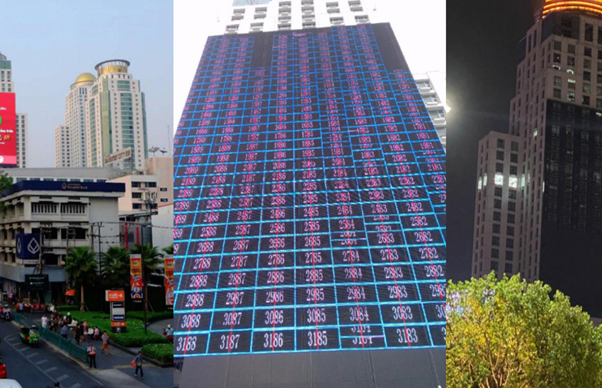 1507sqm+Media+Facade+Thailand